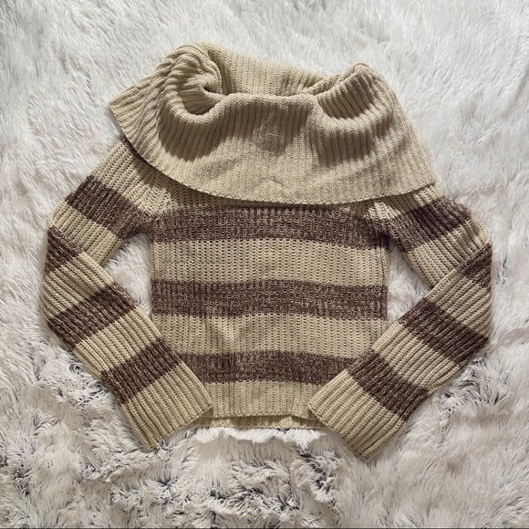 Copper Key Cowl Neck Sweater - Picture 1 of 2